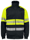 Projob Herren Warnschutz Sweatjacke Mit Stehkragen Und ISO 20471 KLASSE 1 Zertifizierung - WERBE-WELT.SHOP