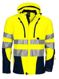 Projob Herren Warnschutzjacke aus funktionellem Softshell, EN ISO 20471 Klasse 3/2 - WERBE-WELT.SHOP