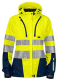 Projob Damen Warnschutzjacke Aus Funktionellem Softshell, EN ISO 20471 Klasse 3/2