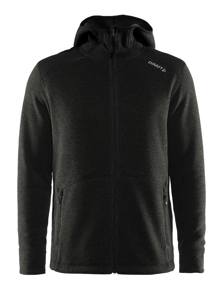 Kuschelige Wolljacke mit Kapuze für Herren - Craft - WERBE-WELT.SHOP