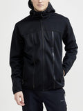 Sportliche Softshell Jacke mit Kapuze für Herren - Craft Explore Soft Shell JKT - WERBE-WELT.SHOP