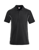 Clique Herren Polo-Shrit mit Kontrast Streifen 'New Conway' - WERBE-WELT.SHOP