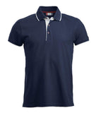 Clique Herren Poloshirt 'Seattle' mit Kontrastelementen - WERBE-WELT.SHOP