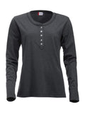 Clique Damen Langarm Shirt mit Knöpfen 'Orlando Ladies' - WERBE-WELT.SHOP