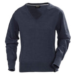 FLORENCE Damen Pullover-Modische Feinstrick V-Pullover für Damen in Baruffa Merino Wolle - WERBE-WELT.SHOP