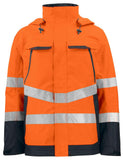 Projob Herren Wasser- und Winddichter Warnschutz Parka EN ISO 20471 Klasse 3 XS-4XL - WERBE-WELT.SHOP