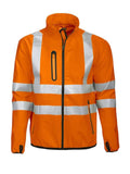 Projob Herren Softshell-Jacke 3-lagig mit Reflektoren EN ISO 20471 Klasse 3 - WERBE-WELT.SHOP