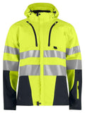 Projob Herren Softshell Jacke Funktionell EN ISO 20471 Klasse 3/2 XS-4XL - WERBE-WELT.SHOP