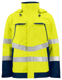 Projob Herren Wasser- und Winddichter Warnschutz Parka EN ISO 20471 Klasse 3 XS-4XL - WERBE-WELT.SHOP