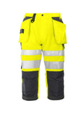 6510 PIRATENHOSE MIT KNIEVERSTARKUNG UND HANGETASCHEN EN ISO 20471 KLASSE 2 - WERBE-WELT.SHOP