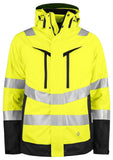 Projob Herren Wind- und Wasserdichter Parka 3-in-1 EN ISO 20471 Klasse 3/2 - 646417